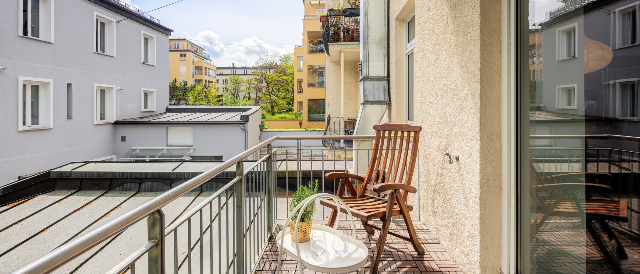 appartamento München Glockenbachviertel 03 balcone 14849