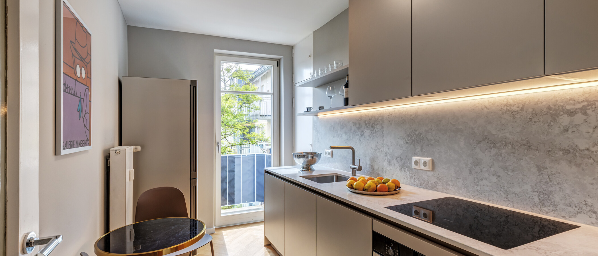 appartamento München Maxvorstadt - Universitätsviertel 01 cucina 14853
