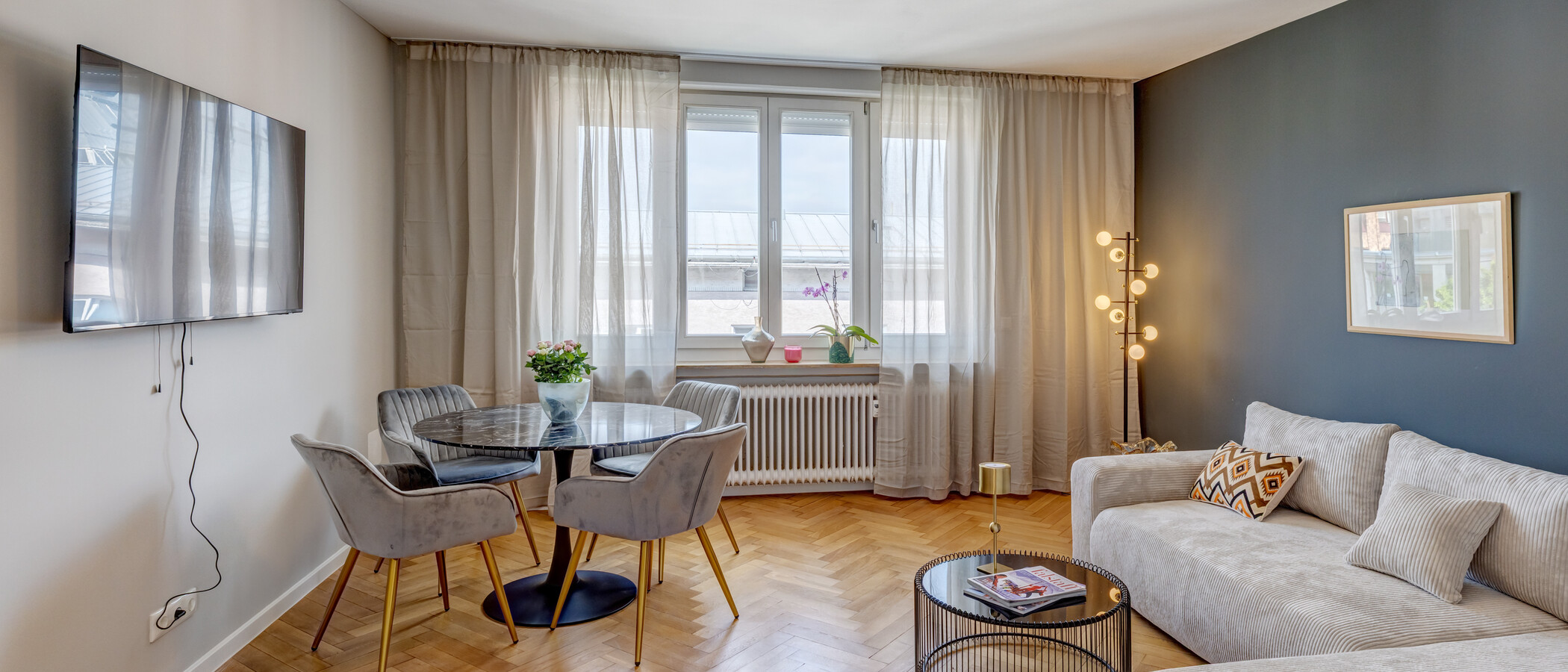 appartamento München Maxvorstadt - Universitätsviertel 02 soggiorno 14853