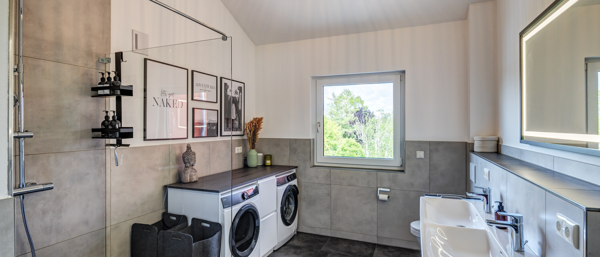 attico con terrazzo Planegg 01 bagno 14854