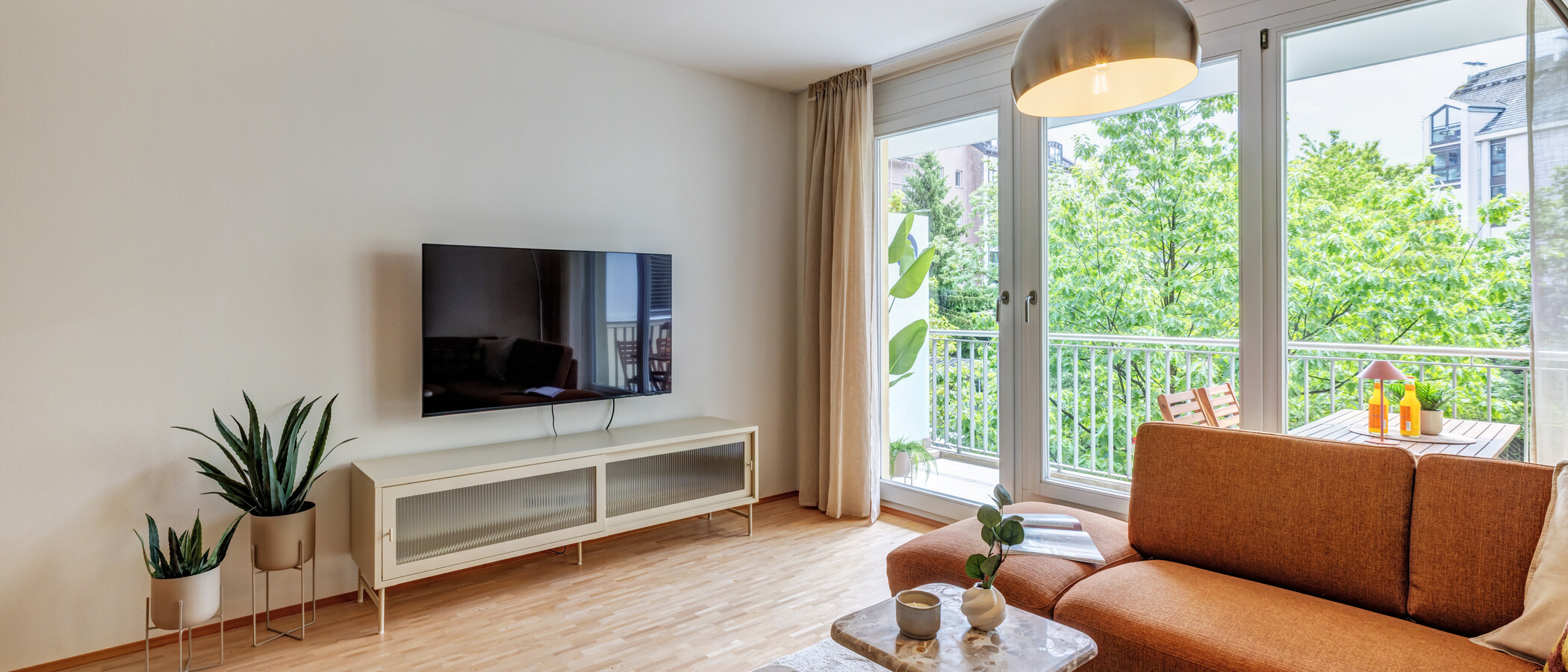 appartamento München Glockenbachviertel 02 zona living 14855