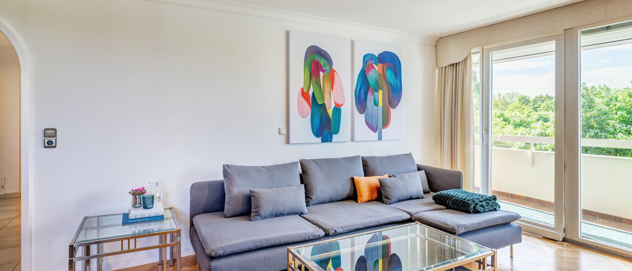 appartamento München Ramersdorf 03 zona living 14857