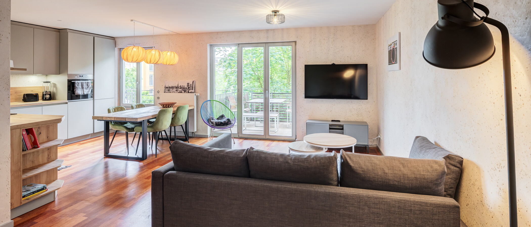 appartamento München Haidhausen 01 zona living 14860