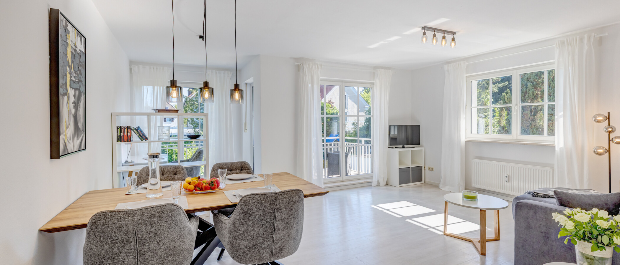 appartamento München Untermenzing 01 zona living 14866