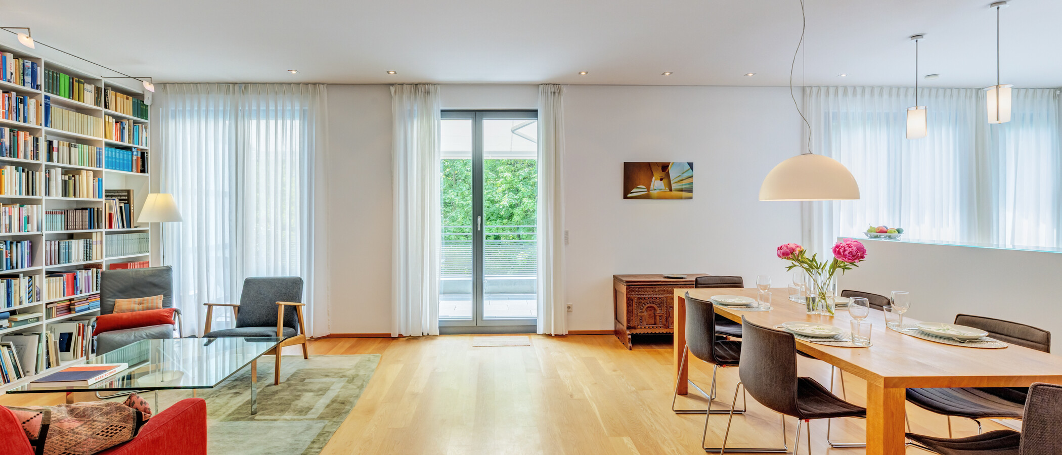 appartamento München Bogenhausen 02 zona living 14869