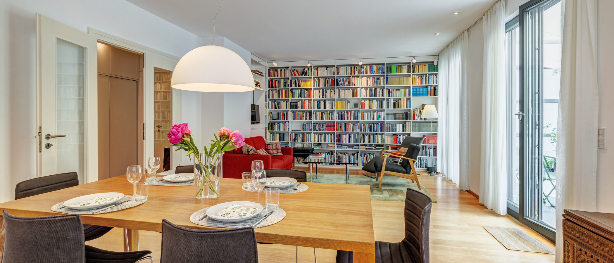 appartamento München Bogenhausen 04 zona living 14869