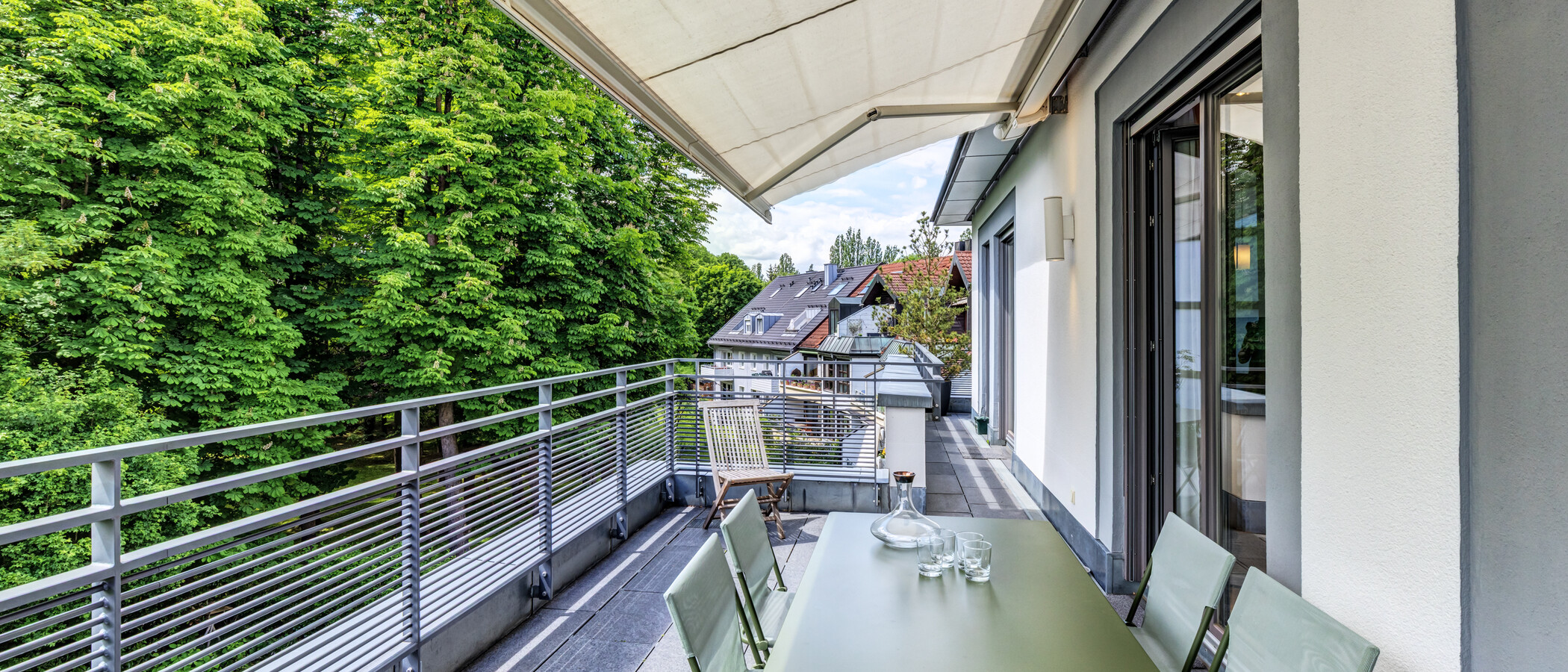 appartamento München Bogenhausen 02 terrazza sul tetto 14869