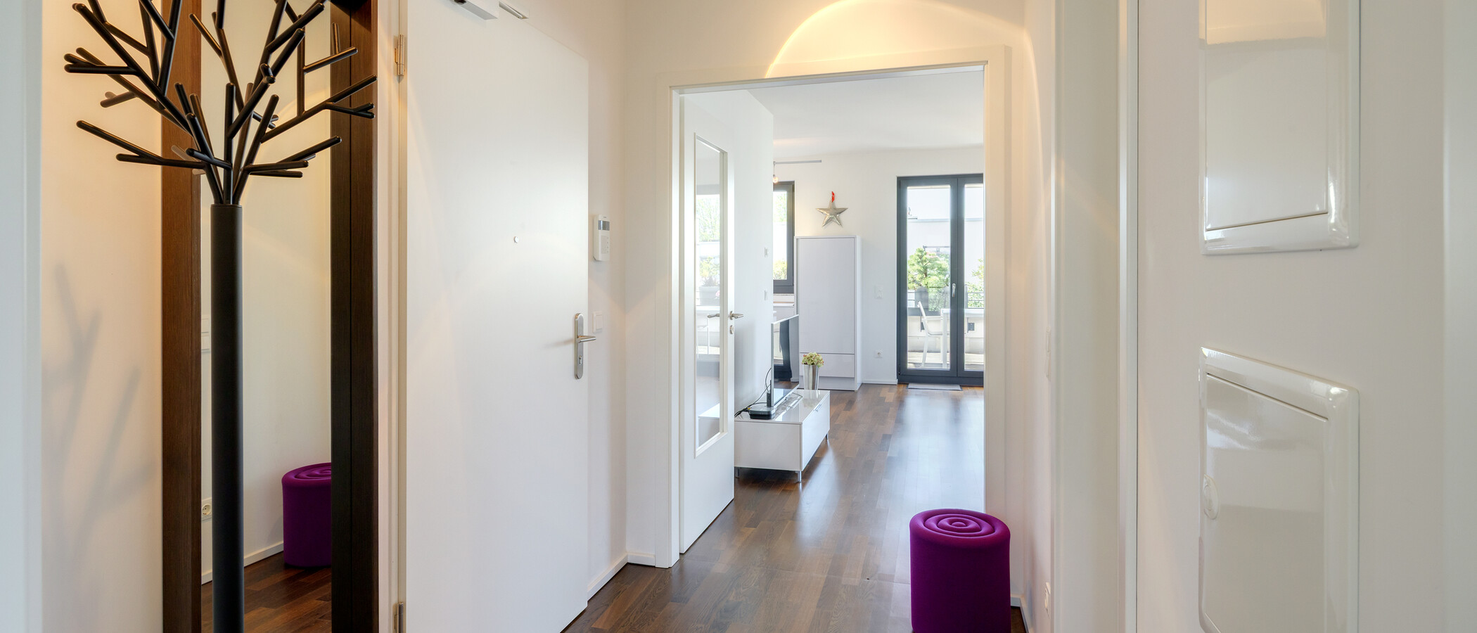 attico con terrazzo München Altbogenhausen 02 ingresso/corridioio 14872