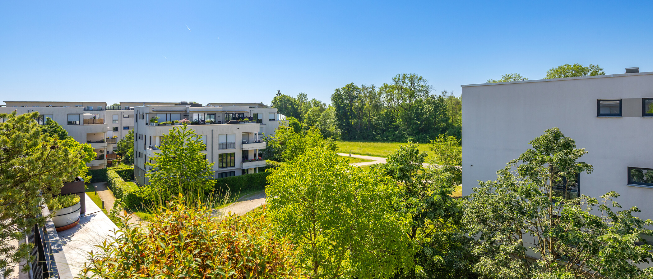 attico con terrazzo München Altbogenhausen 02 vista 14872
