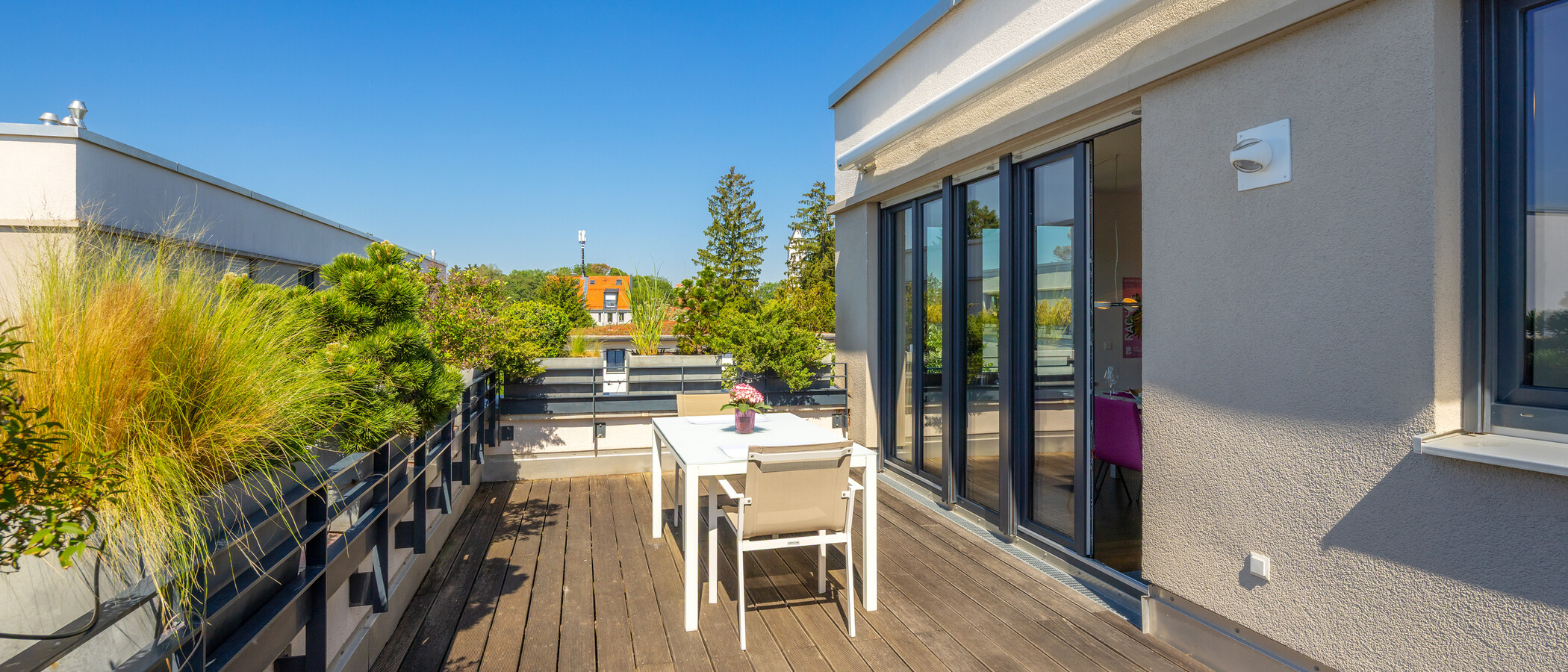 attico con terrazzo München Altbogenhausen 01 terrazza sul tetto 14872