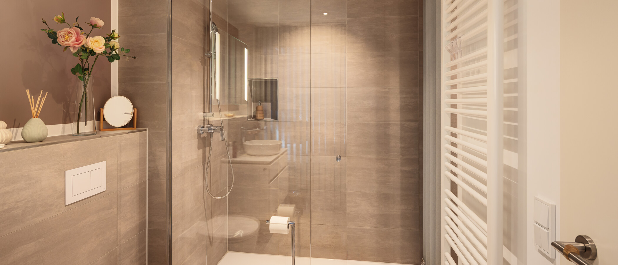 attico con terrazzo München Sendling 03 bagno 14873
