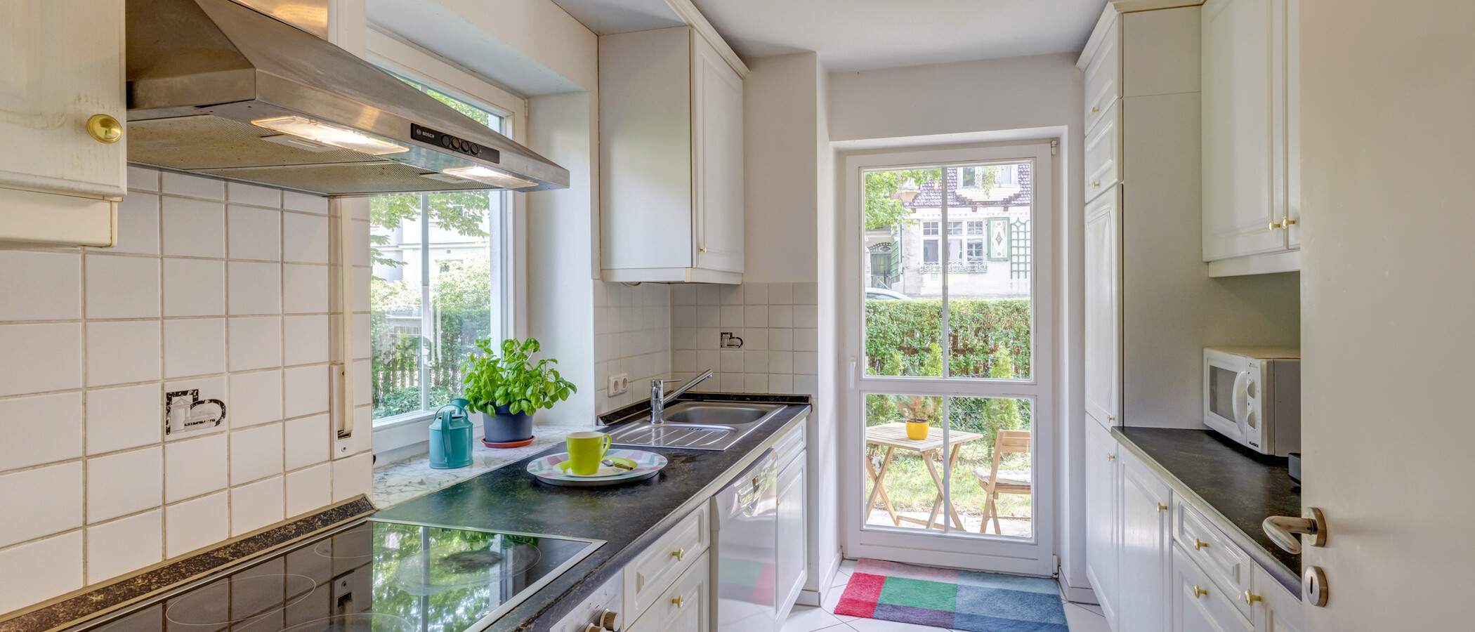 appartamento con giardino München Pasing 01 cucina 14874