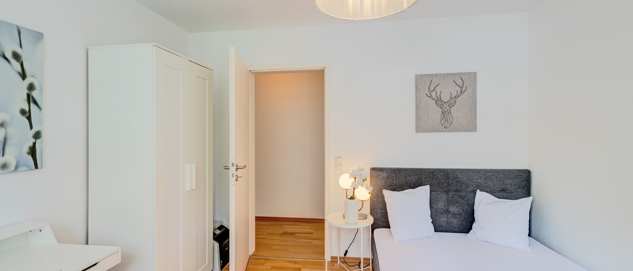 appartamento con giardino München Pasing 02 camera da letto 14874