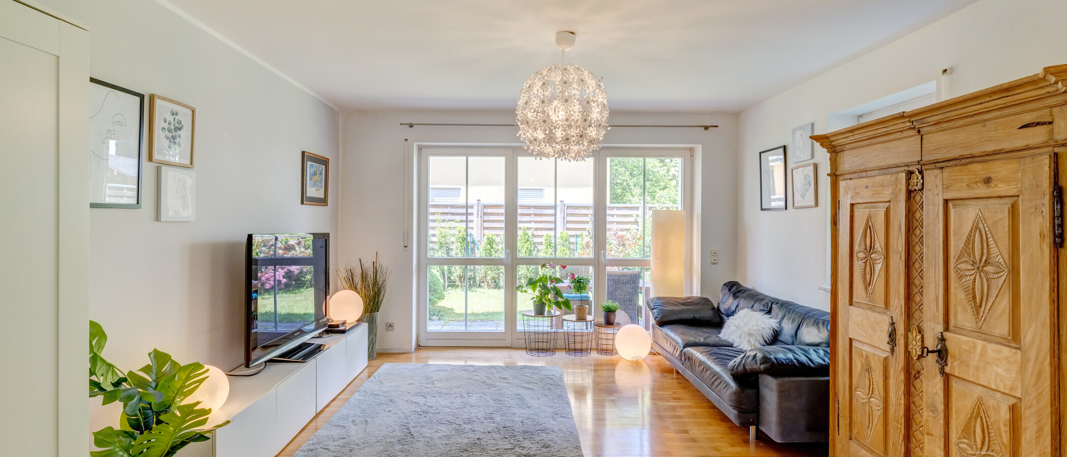 appartamento con giardino München Pasing 02 zona living 14874