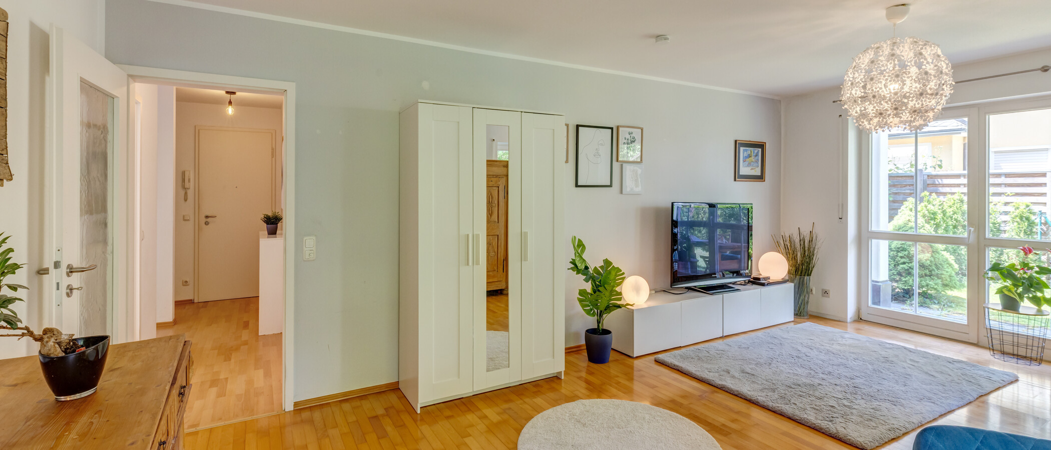 appartamento con giardino München Pasing 03 zona living 14874