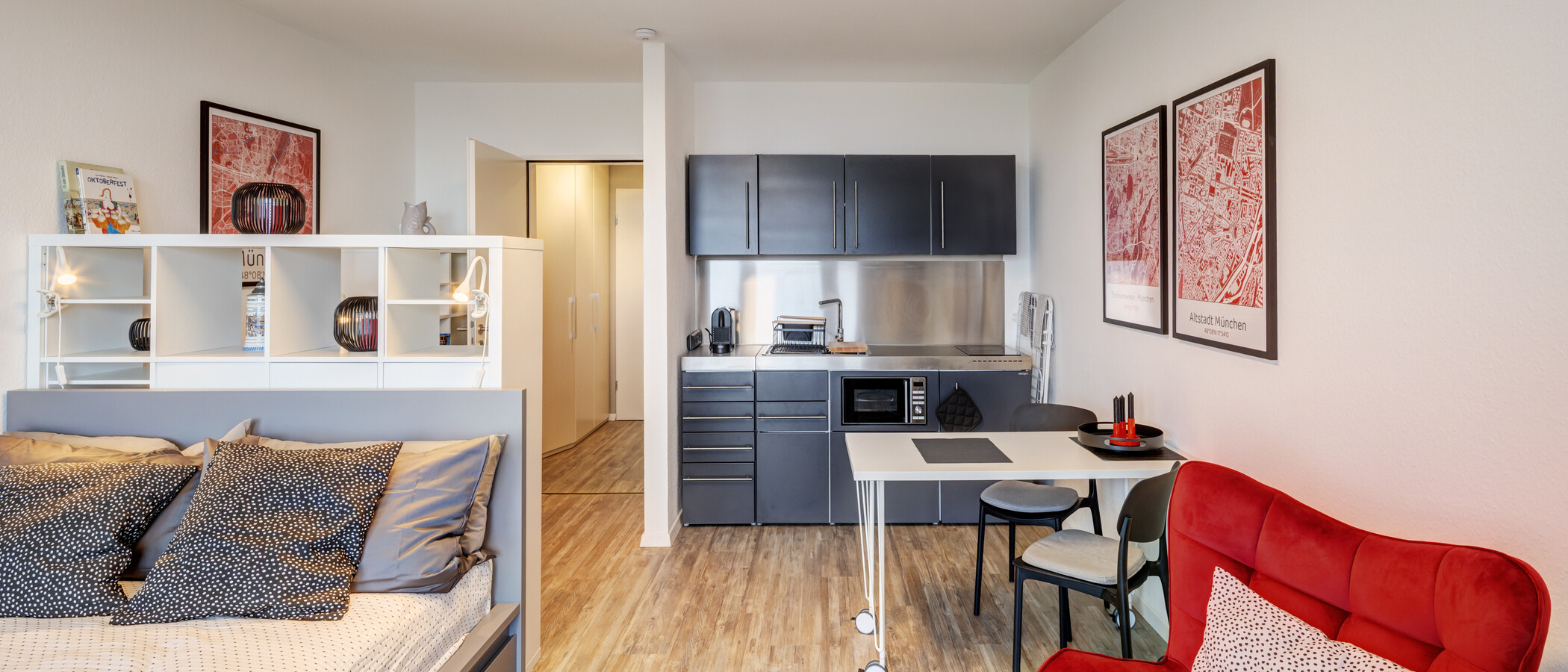 appartamento München Schwanthalerhöhe 03 zona living 14881