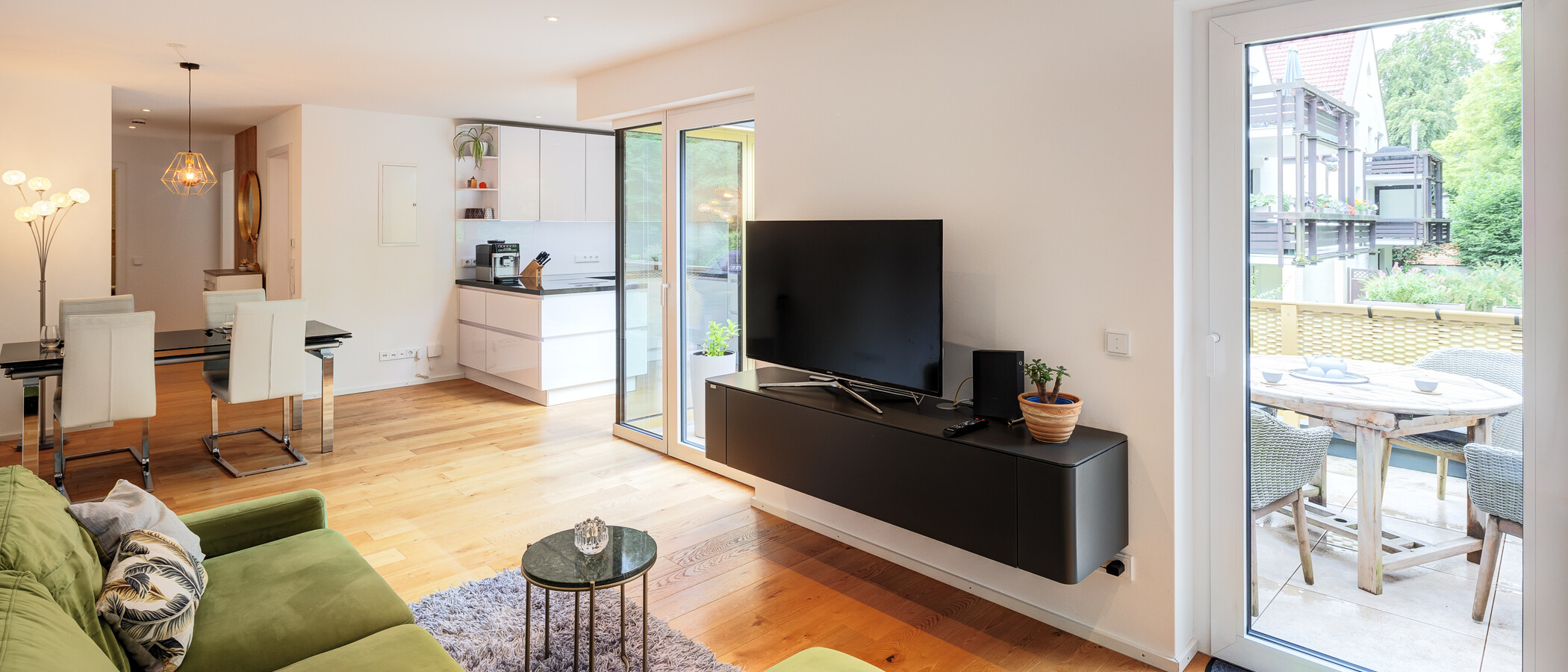 appartamento München Solln 03 zona living 14884
