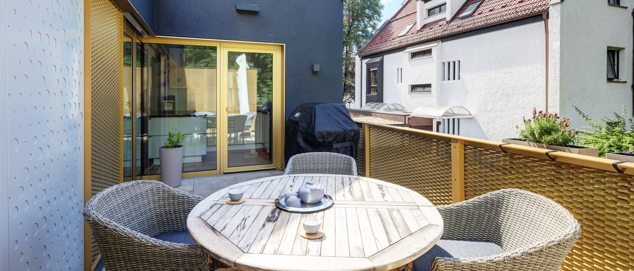 appartamento München Solln 02 terrazza sul tetto 14884