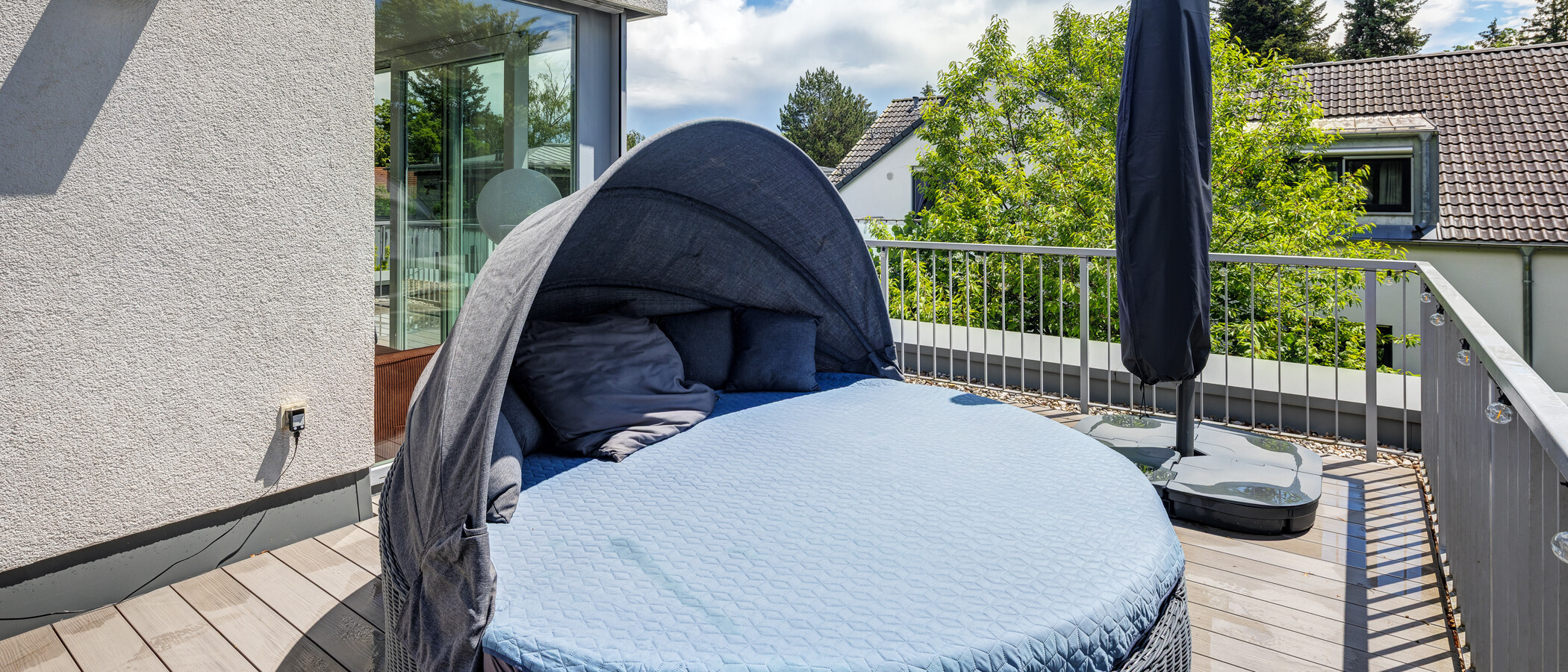 casa a schiera München Waldtrudering 02 terrazza sul tetto 14888