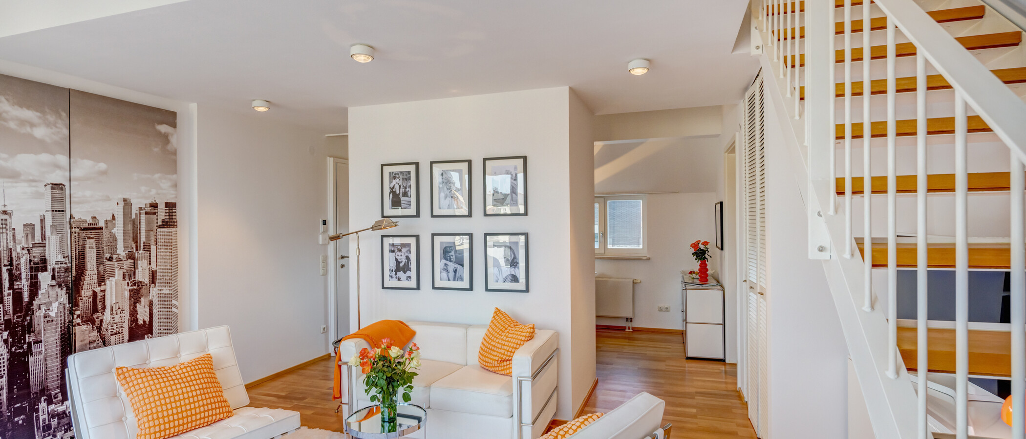 appartamento con galleria München Maxvorstadt 03 zona living 14890