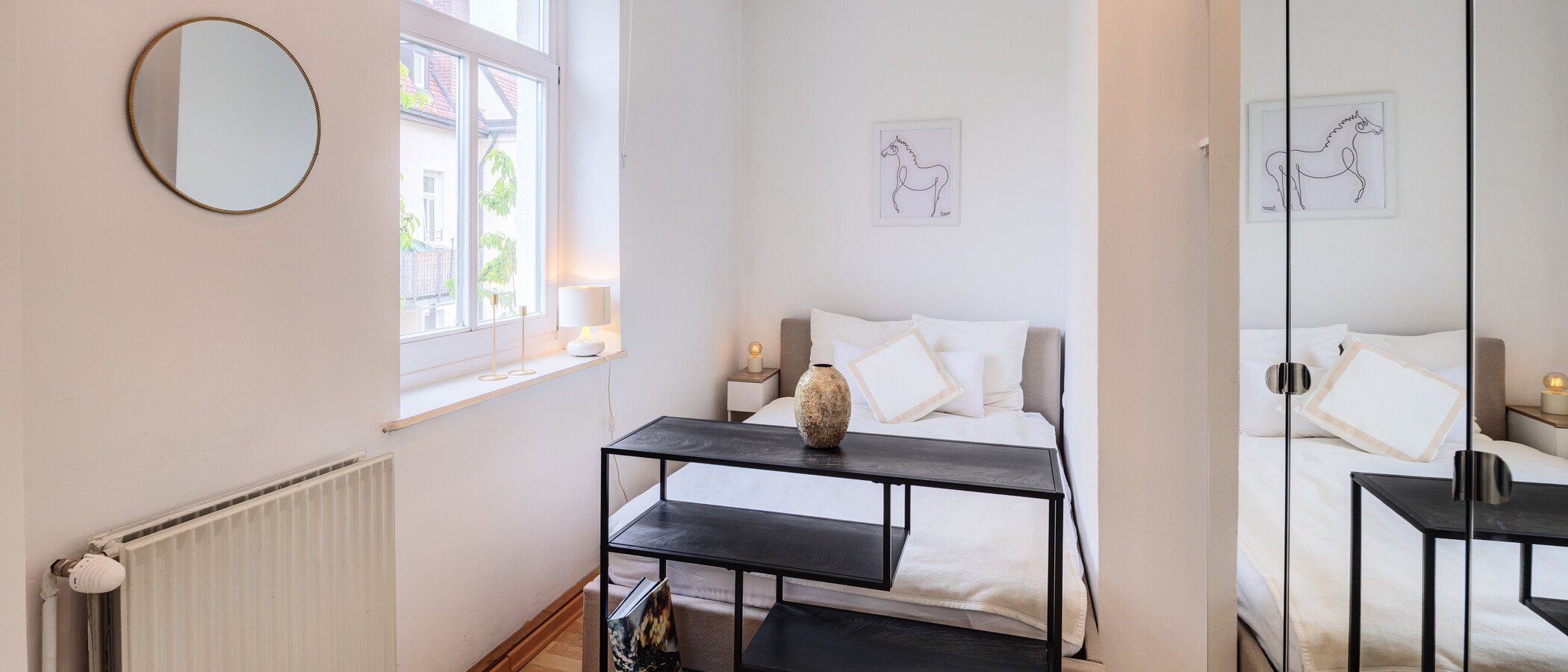 appartamento München Schwabing-West 01 camera da letto 14894