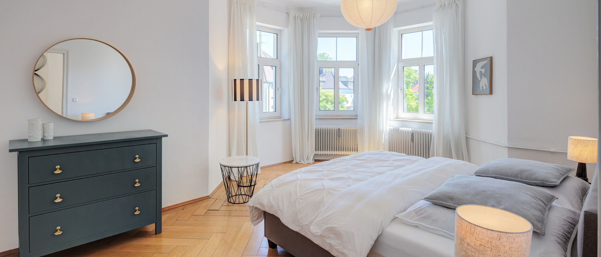 appartamento München Nymphenburg 03 camera da letto 14899