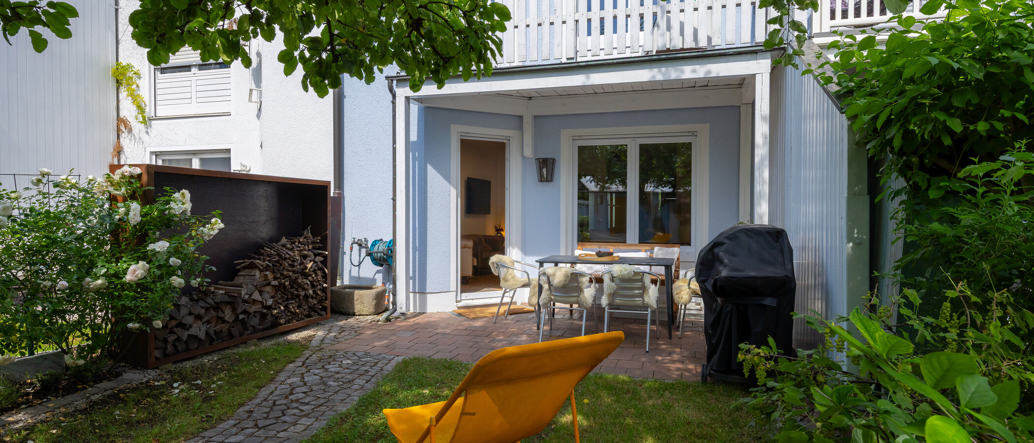 casa a schiera München Untergiesing 02 giardino 14900