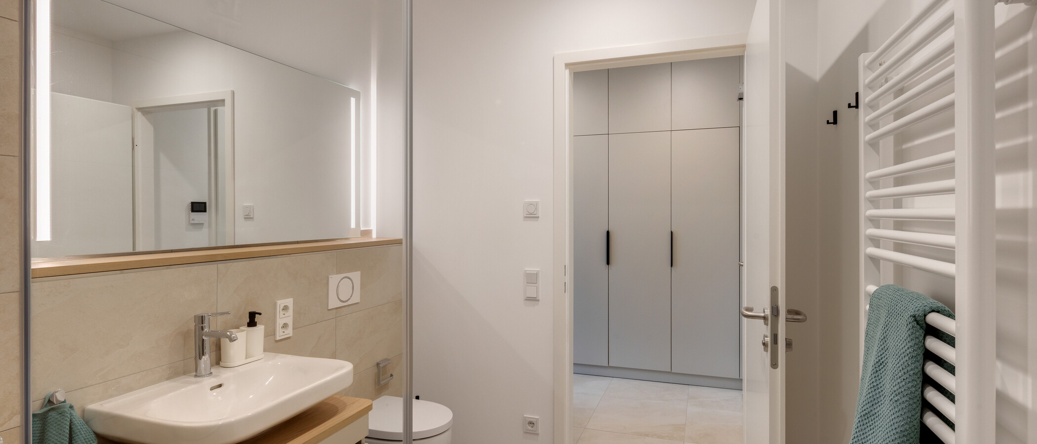 appartamento München Berg am Laim 02 bagno 14903