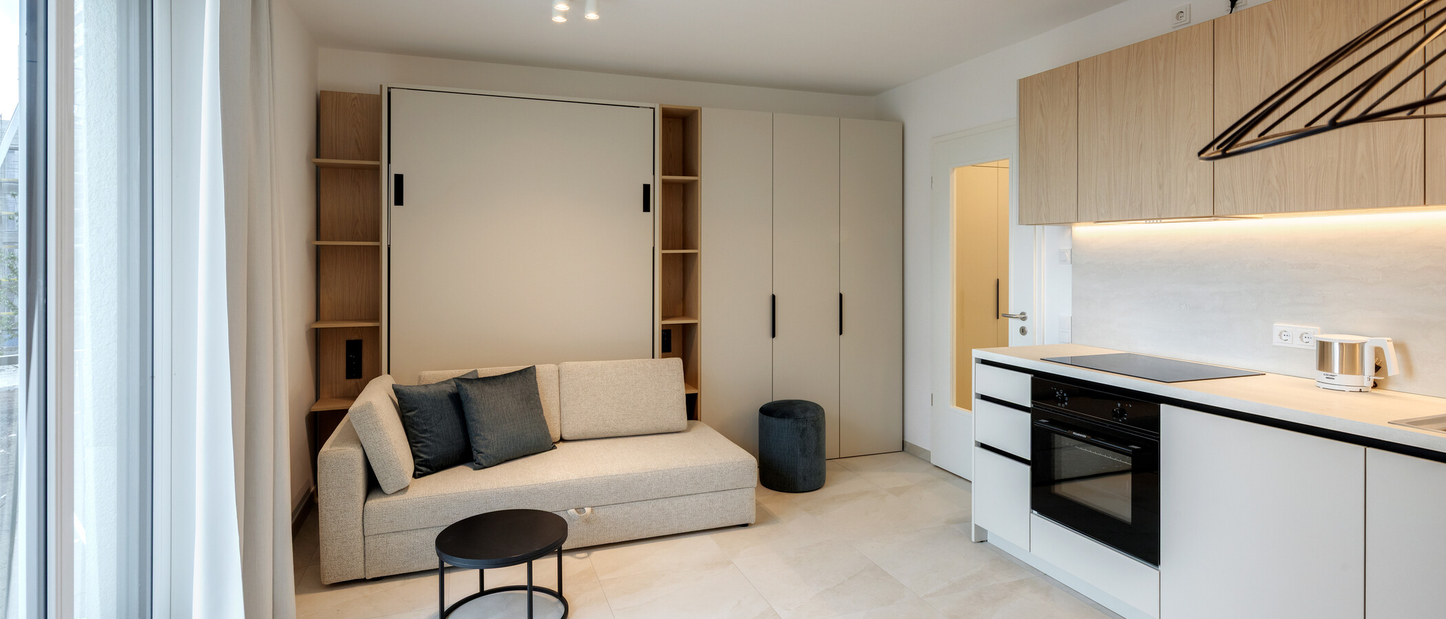 appartamento München Berg am Laim 02 zona living 14903