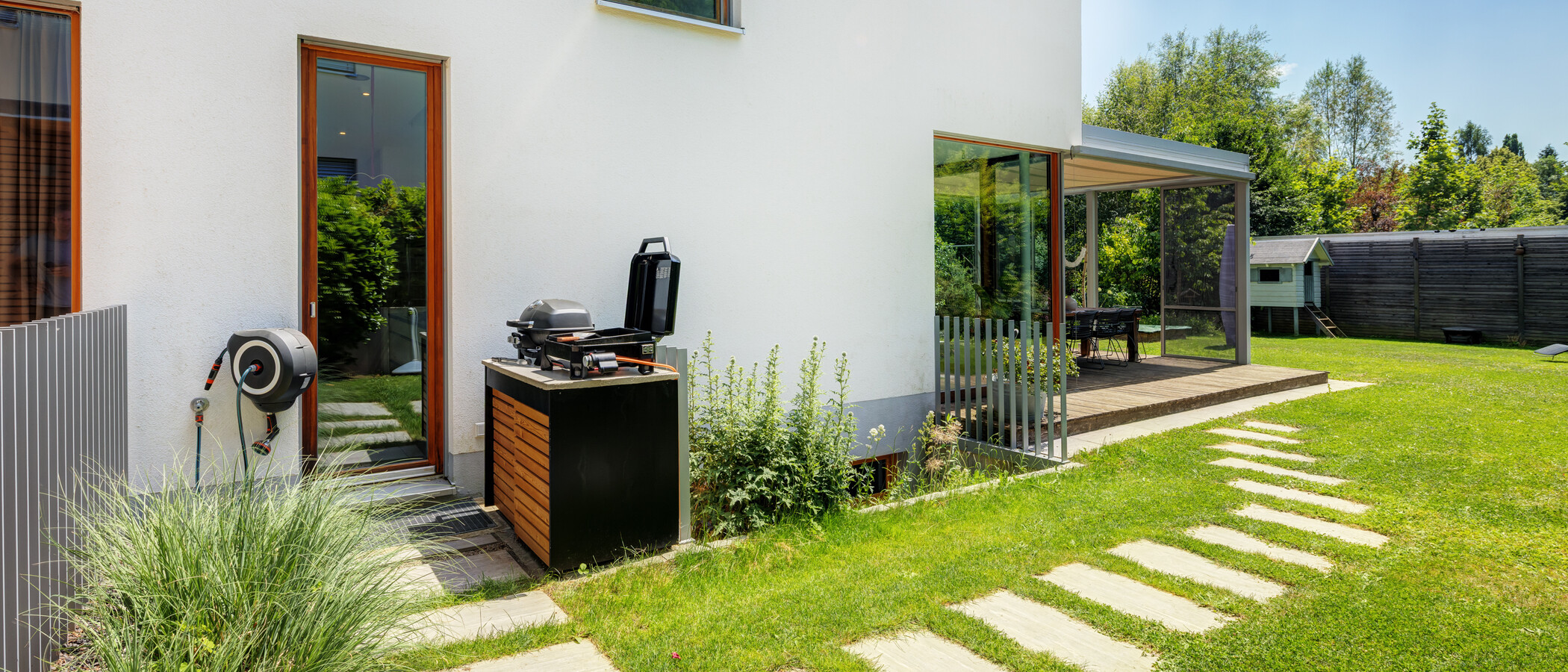 casa a schiera Inning am Ammersee 03 giardino 14905