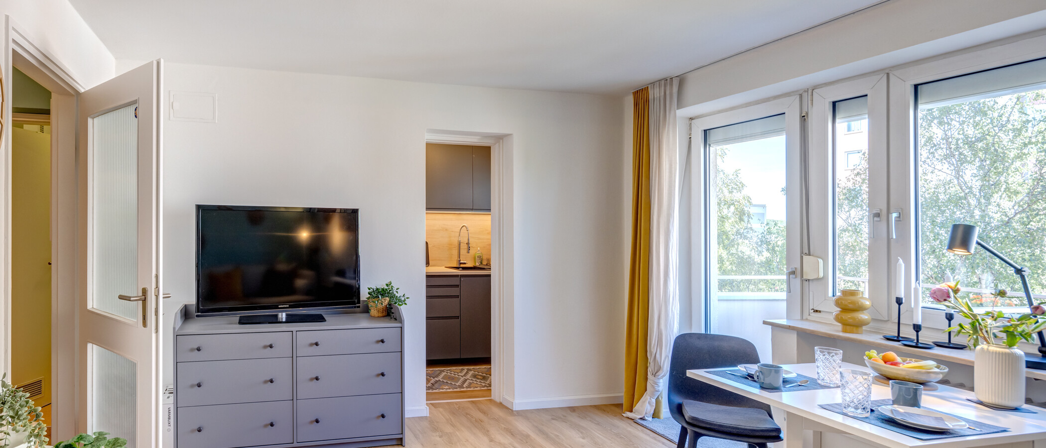 appartamento München Fasanerie 03 zona living 14906