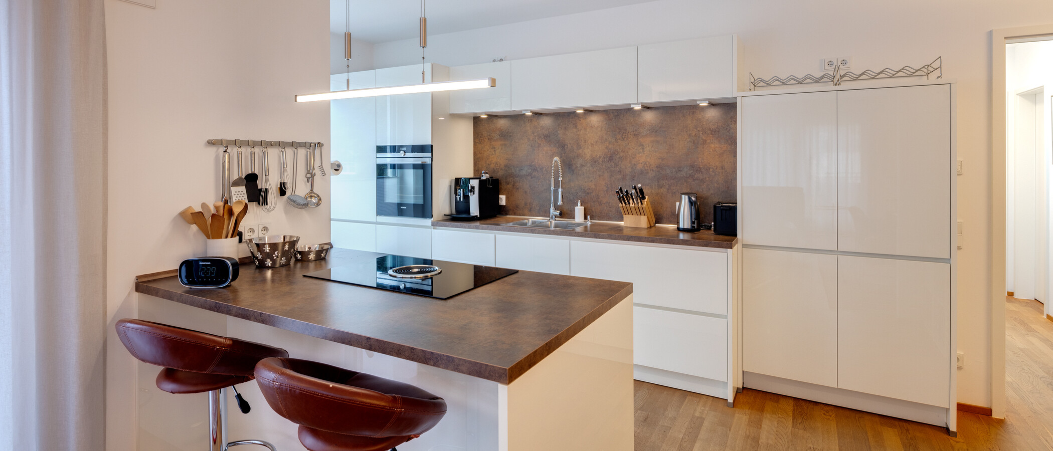 attico con terrazzo München Menterschwaige 01 cucina 14914