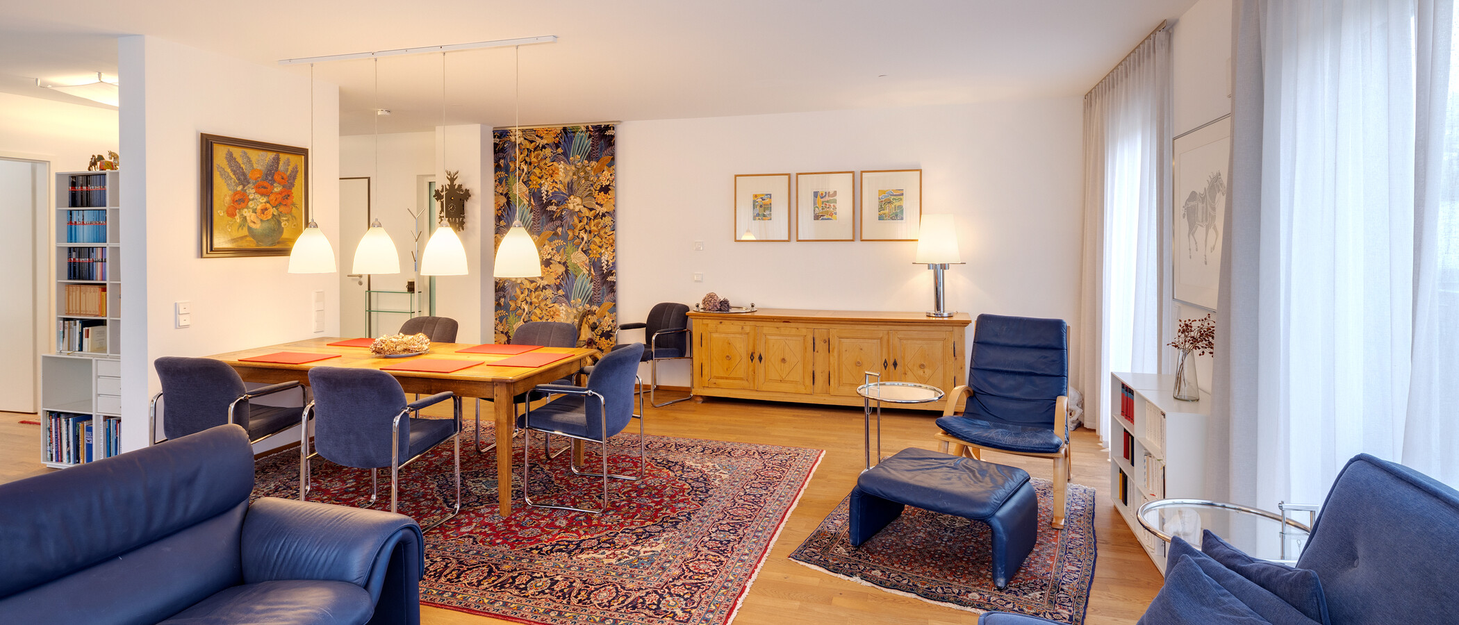 attico con terrazzo München Menterschwaige 03 zona living 14914
