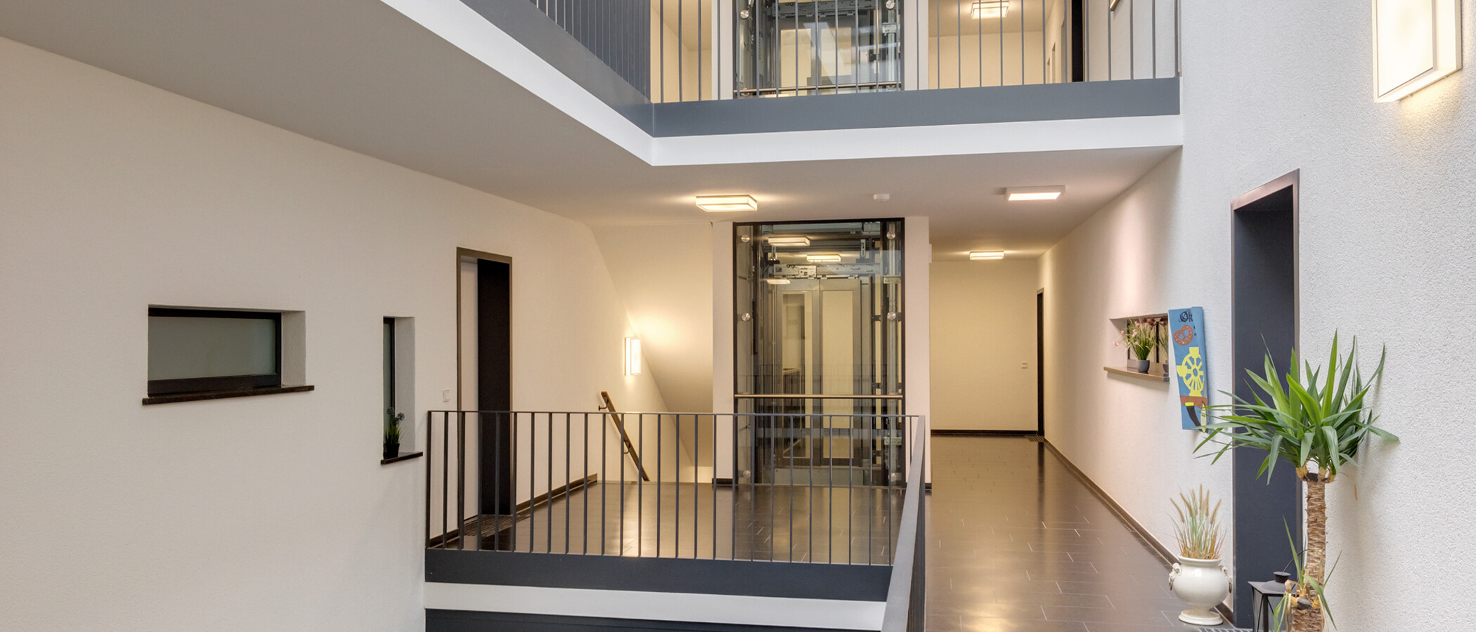 attico con terrazzo München Menterschwaige 01 vano scala 14914