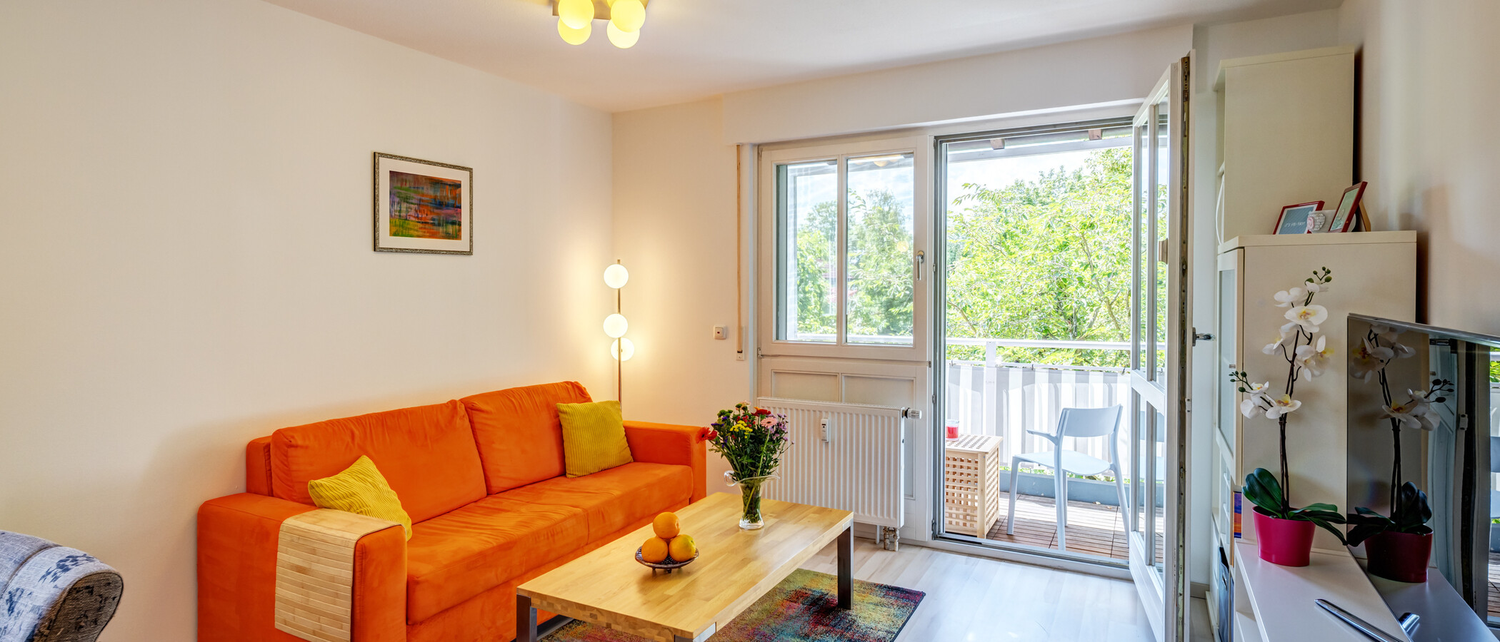 appartamento München Lerchenau 01 zona living 14916