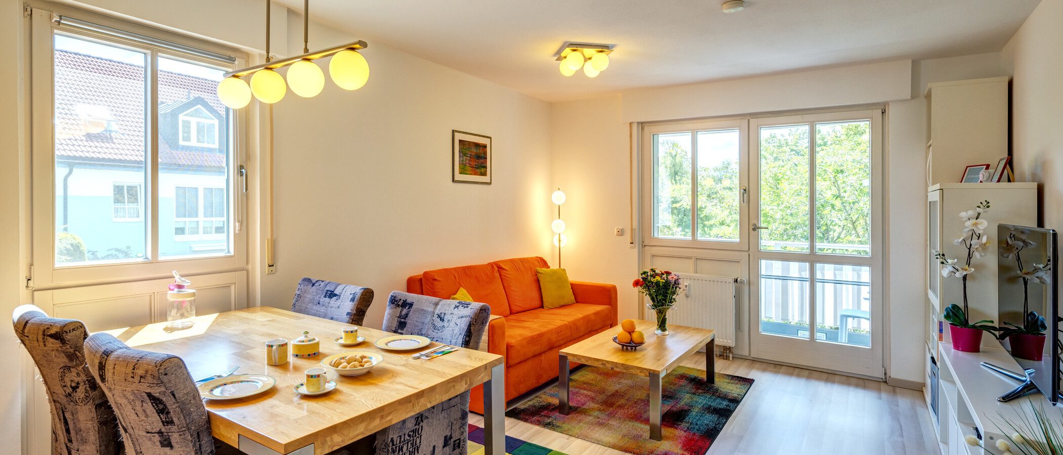 appartamento München Lerchenau 02 zona living 14916