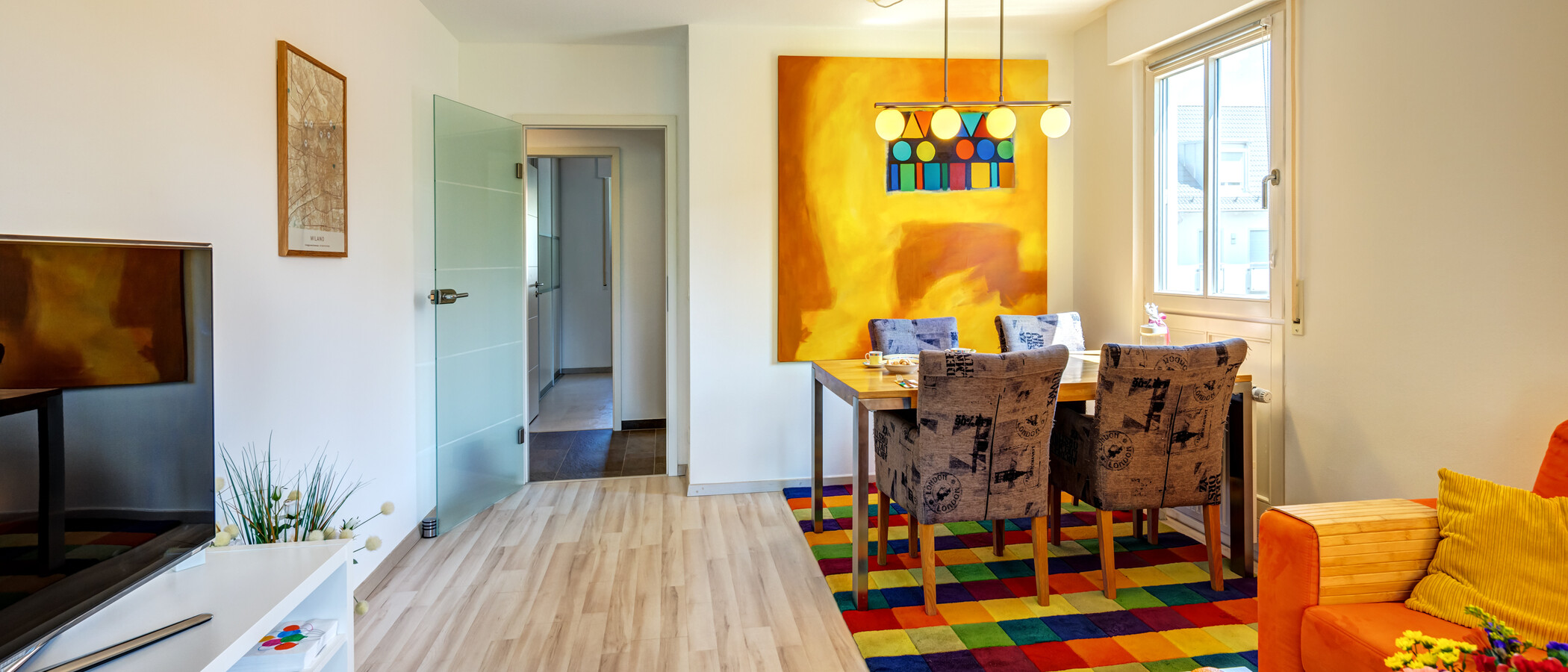 appartamento München Lerchenau 03 zona living 14916