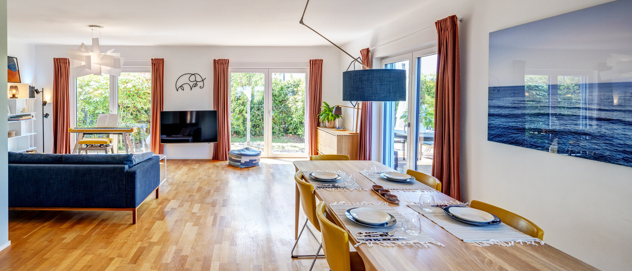casa a schiera München Feldmoching 03 zona living 14917