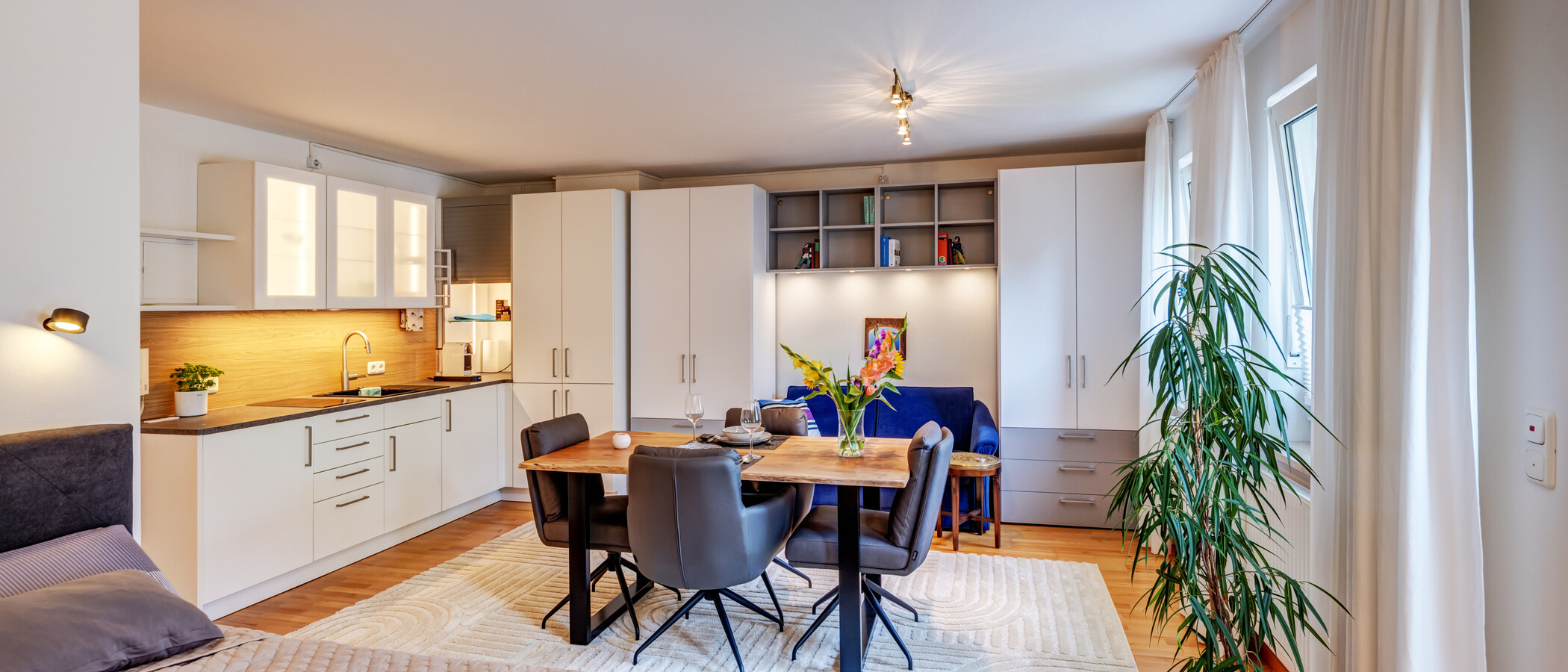 appartamento München Parkstadt Bogenhausen 01 zona living 14923