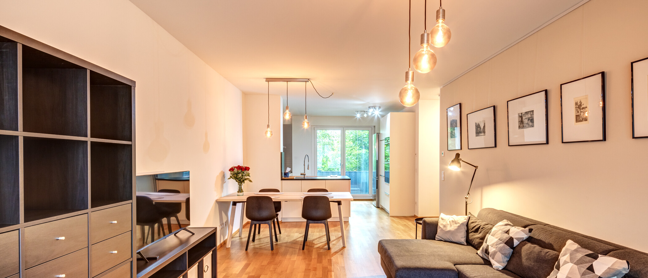 appartamento München Freimann 02 zona living 14924