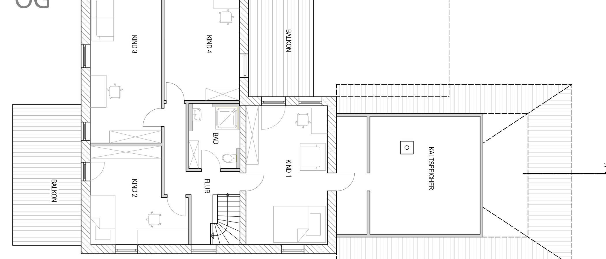 villa Oberhaching 02 planimetria 14925