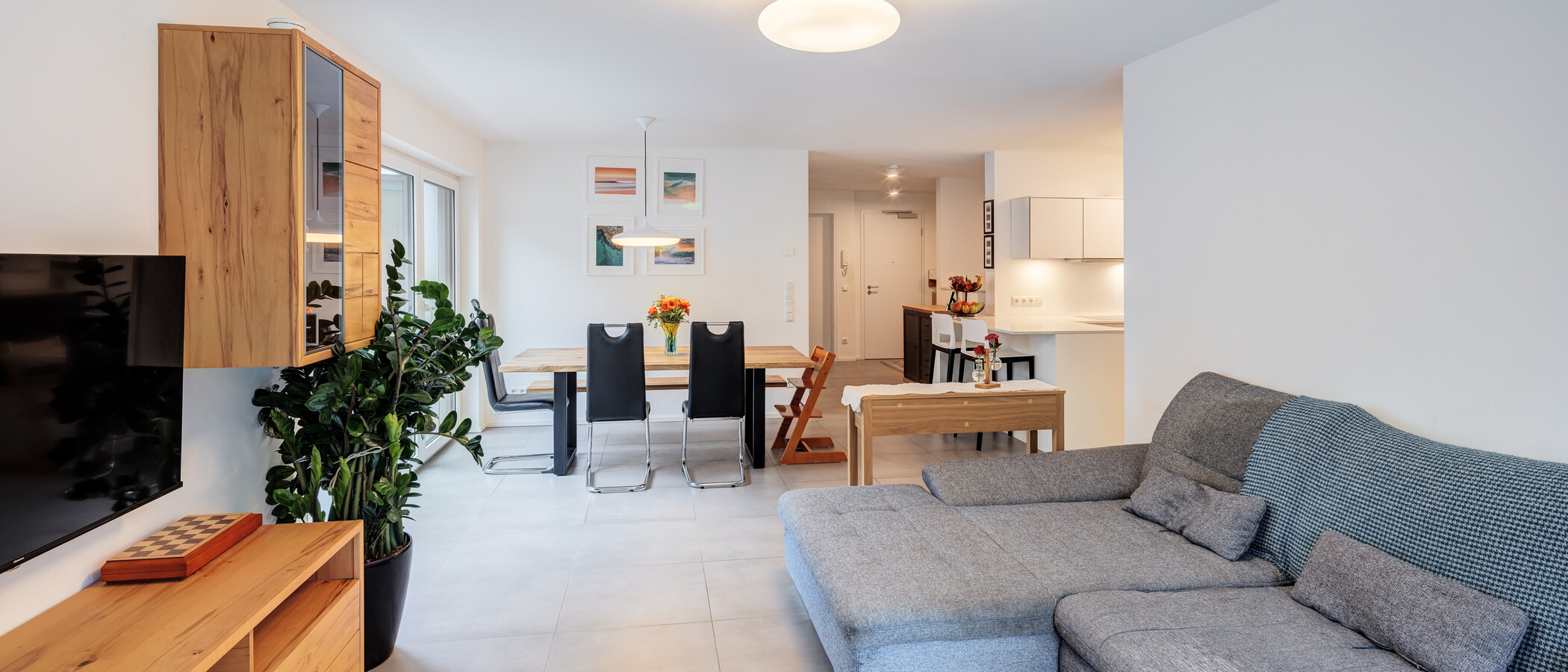 appartamento München Waldtrudering 01 zona living 14926