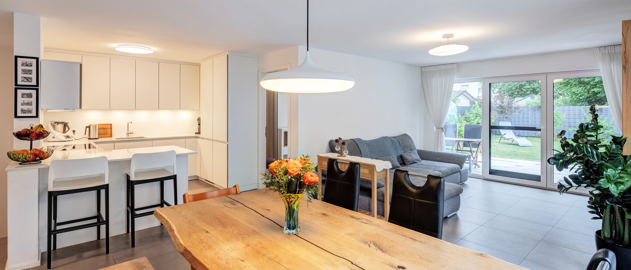 appartamento München Waldtrudering 05 zona living 14926