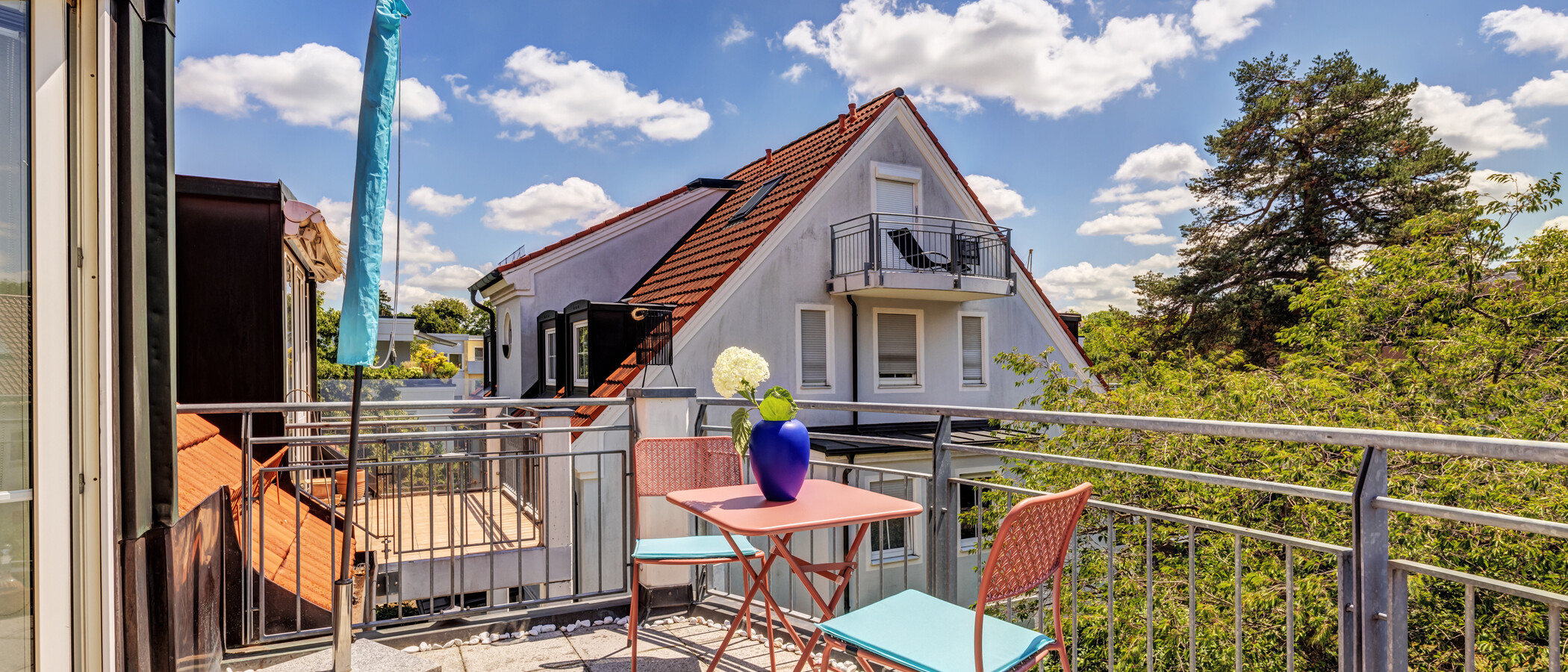 attico München Obermenzing 03 balcone 14927