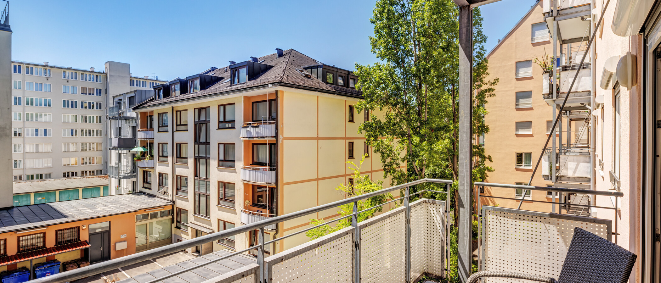 appartamento München Maxvorstadt 01 balcone 14928