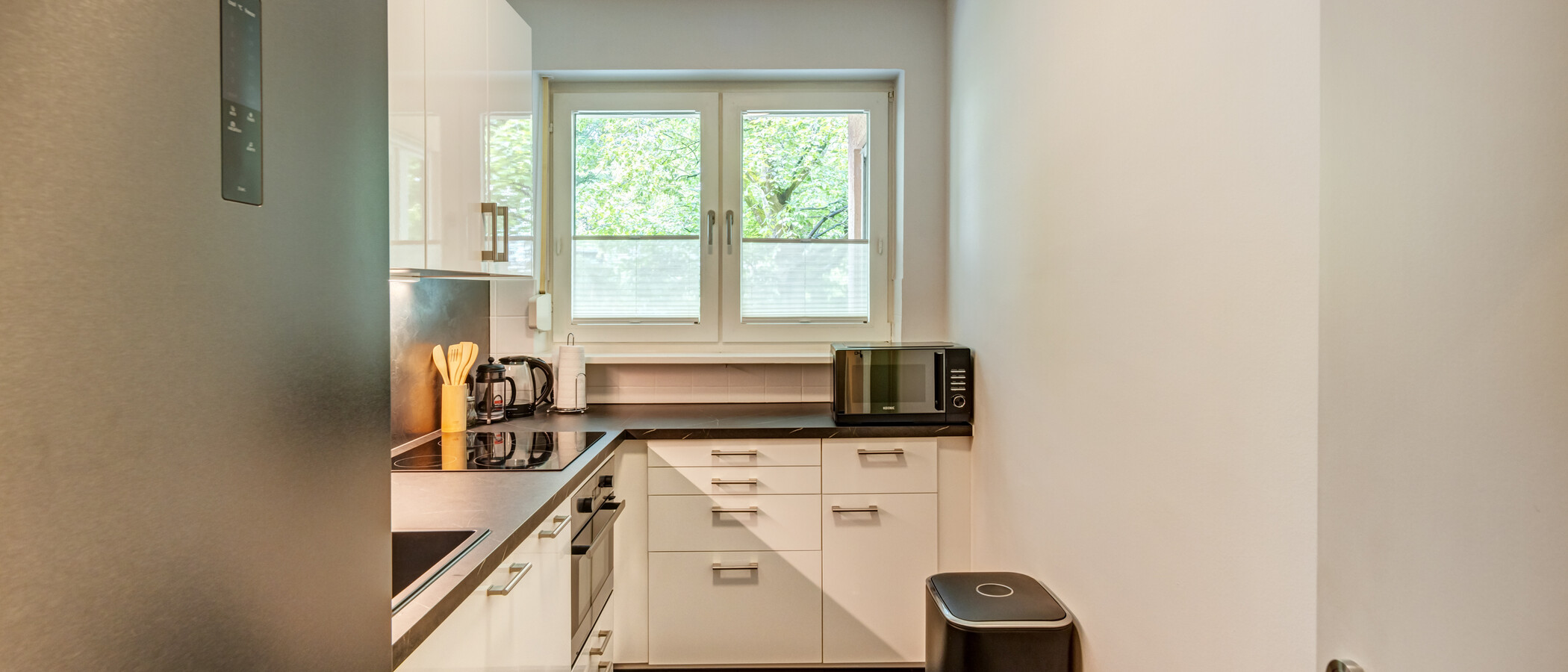 appartamento con giardino München Herzogpark 01 cucina 14929