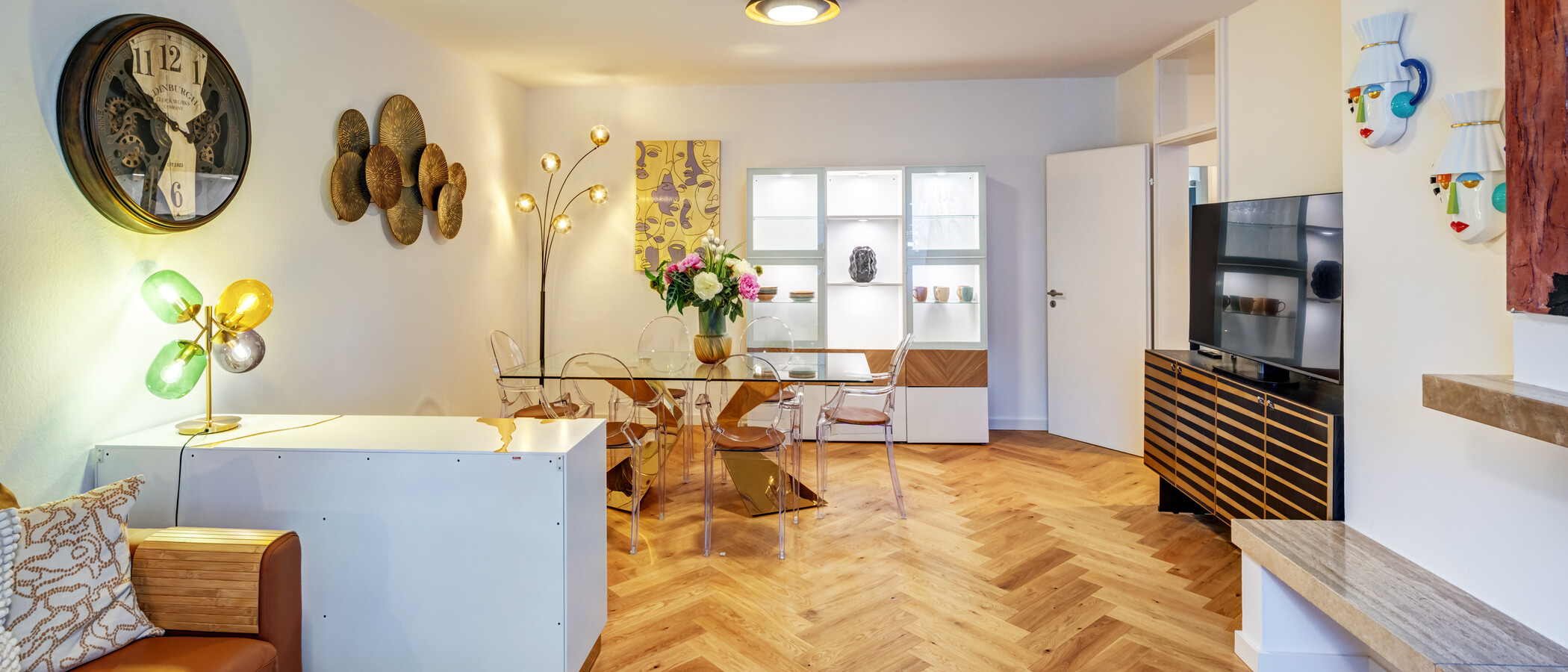 appartamento con giardino München Herzogpark 02 zona living 14929