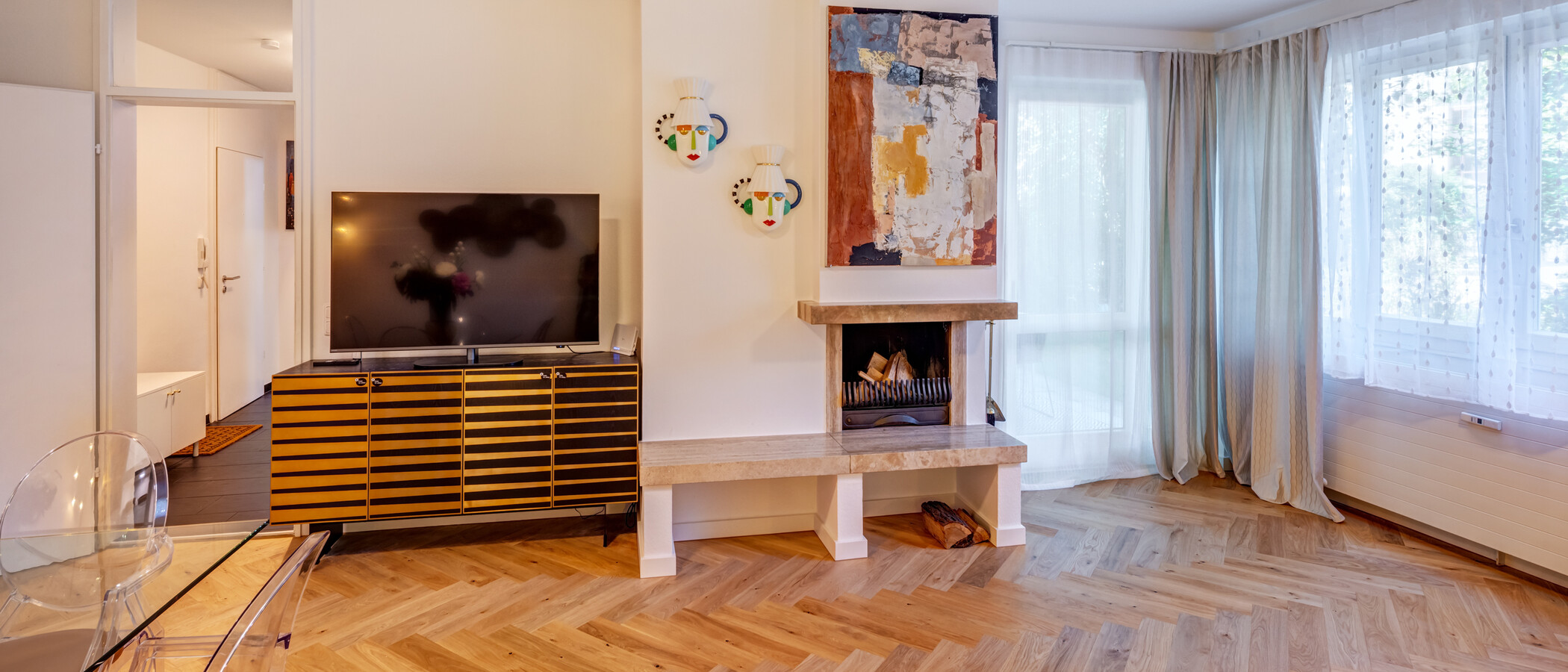 appartamento con giardino München Herzogpark 03 zona living 14929