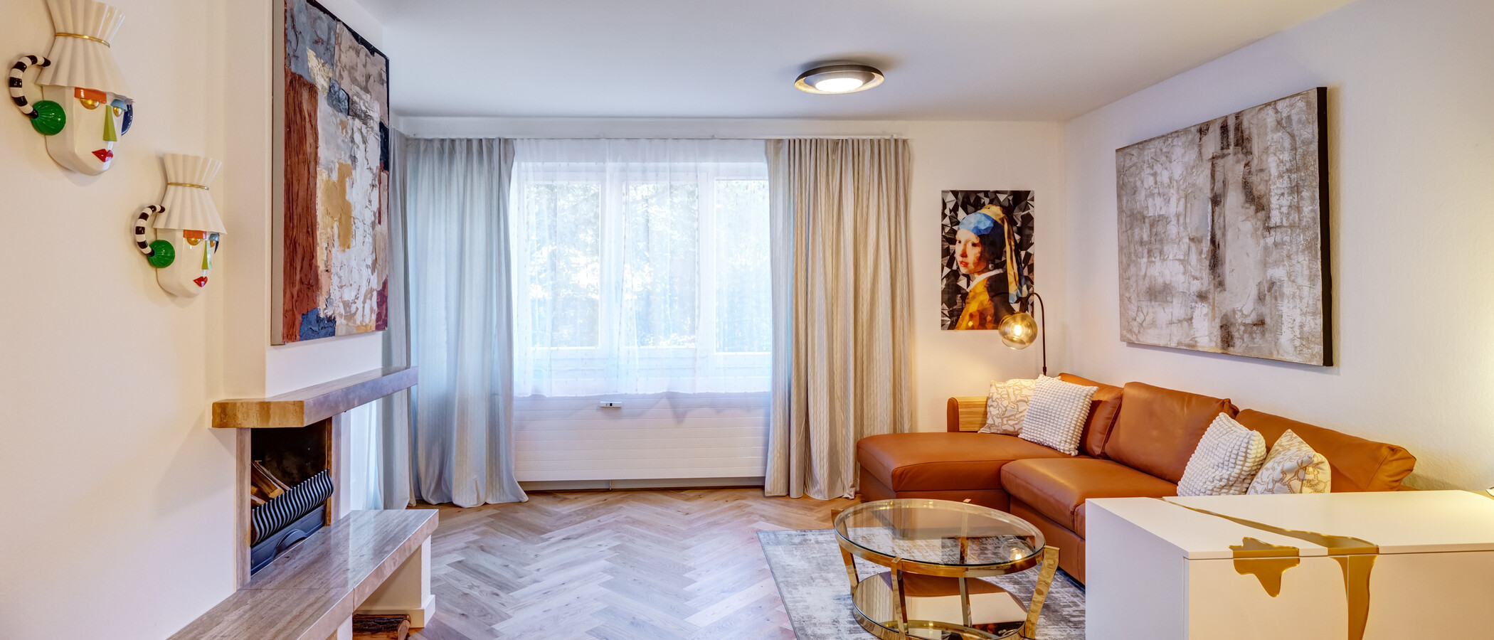 appartamento con giardino München Herzogpark 04 zona living 14929