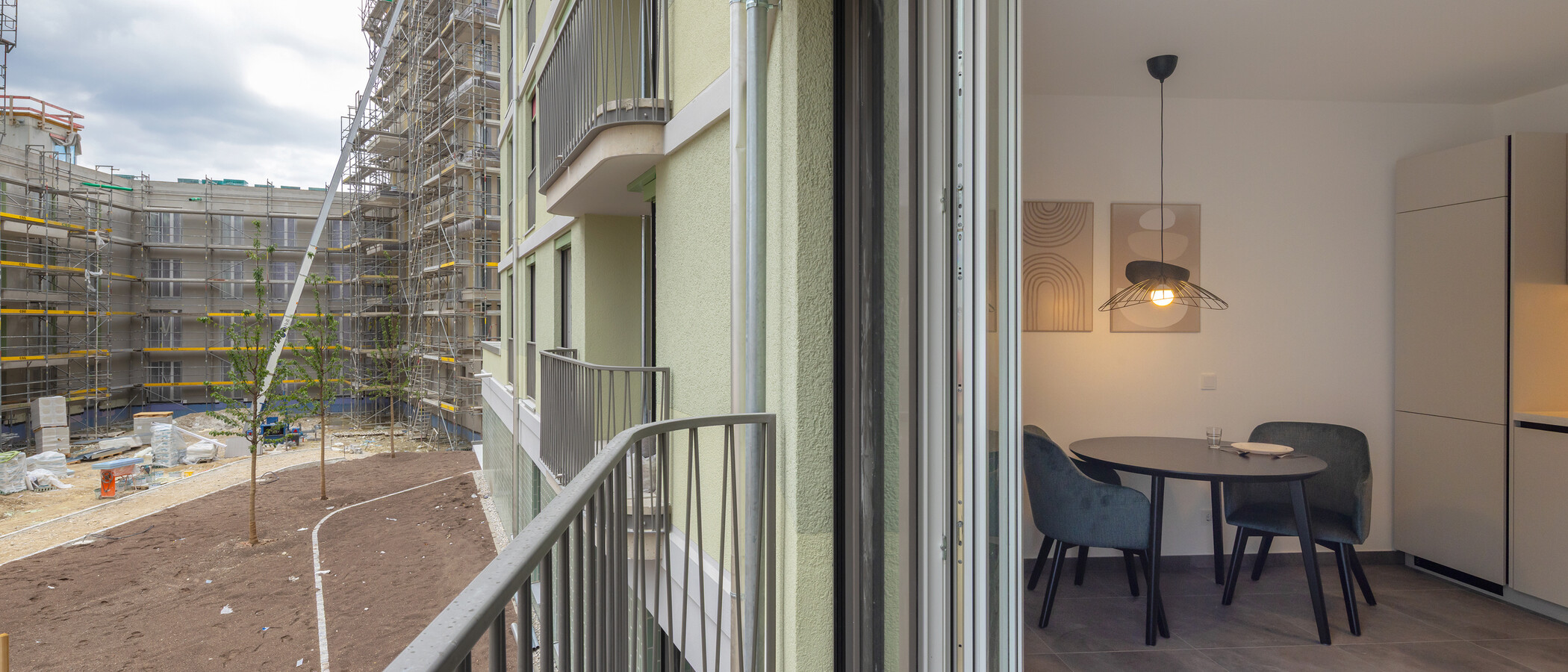 appartamento München Berg am Laim 02 balcone 14931